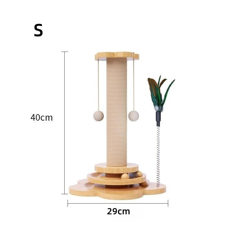 Houten Katten Speelstation